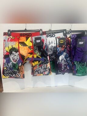 3-Pack PSD x Justice League Men's Boxer Briefs Multicolor Size LARGE NWT